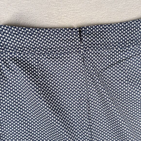 Talbots Skirt Women's 6P Petite Navy Blue Cotton Stretch Career - Picture 8 of 8